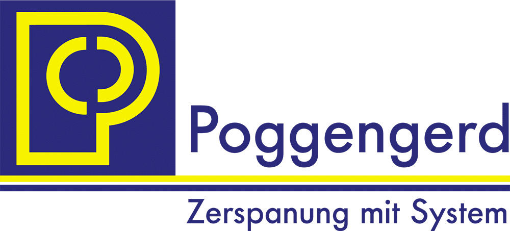 Poggengerd Zerspanungstechnologie Logo - ZERSPANUNG IST UNSERE LEIDENSCHAFT